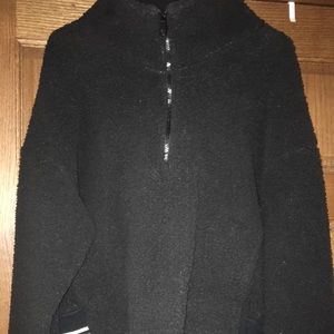 cropped champion quarter zip